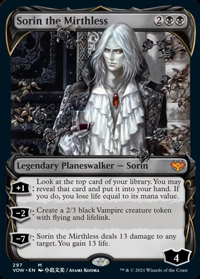 Sorin the Mirthless (Showcase Fang Frame) [Innistrad: Crimson Vow] | Tabernacle Games