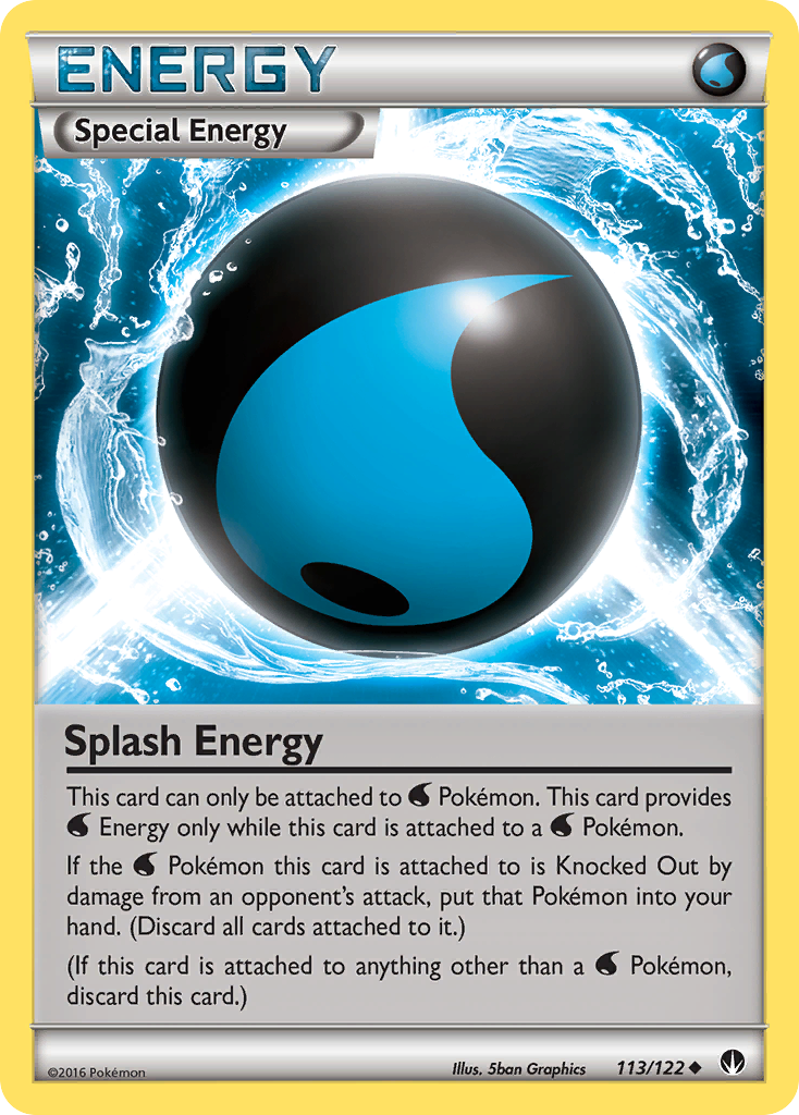 Splash Energy (113/122) [XY: BREAKpoint] | Tabernacle Games