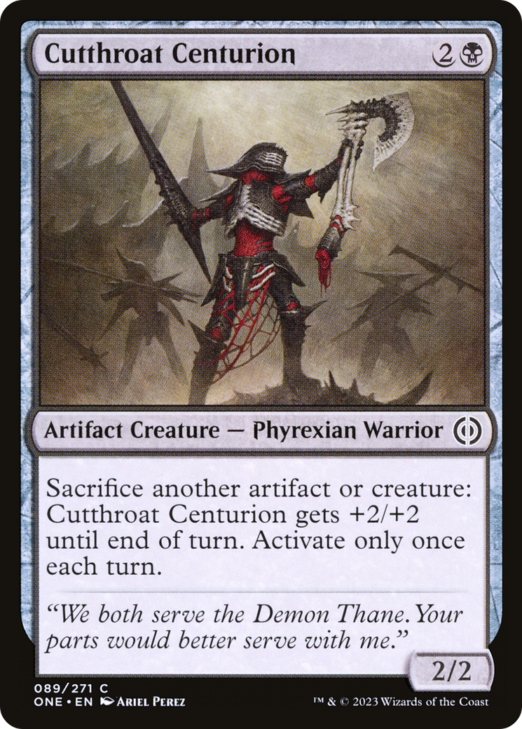 Cutthroat Centurion [Phyrexia: All Will Be One] | Tabernacle Games