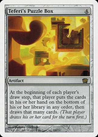 Teferi's Puzzle Box [Eighth Edition] | Tabernacle Games