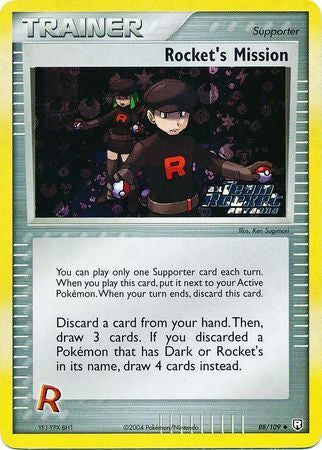 Rocket's Mission (88/109) (Stamped) [EX: Team Rocket Returns] | Tabernacle Games