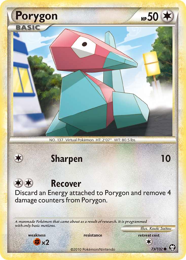 Porygon (73/102) [HeartGold & SoulSilver: Triumphant] | Tabernacle Games