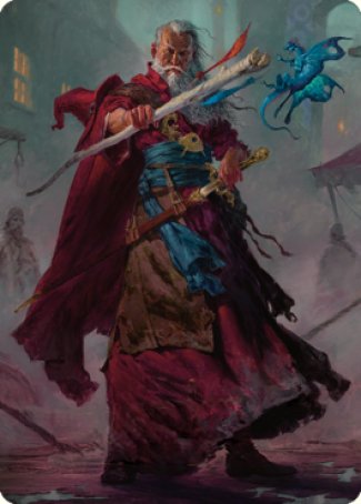 Elminster Art Card (64) [Commander Legends: Battle for Baldur's Gate Art Series] | Tabernacle Games