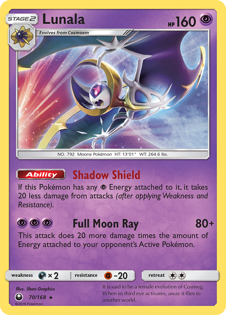 Lunala (70/168) [Sun & Moon: Celestial Storm] | Tabernacle Games