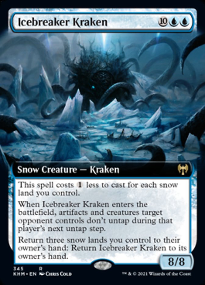 Icebreaker Kraken (Extended Art) [Kaldheim] | Tabernacle Games