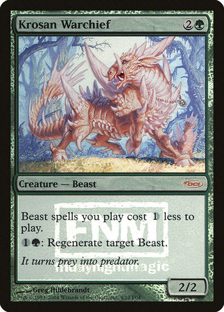Krosan Warchief [Friday Night Magic 2004] | Tabernacle Games