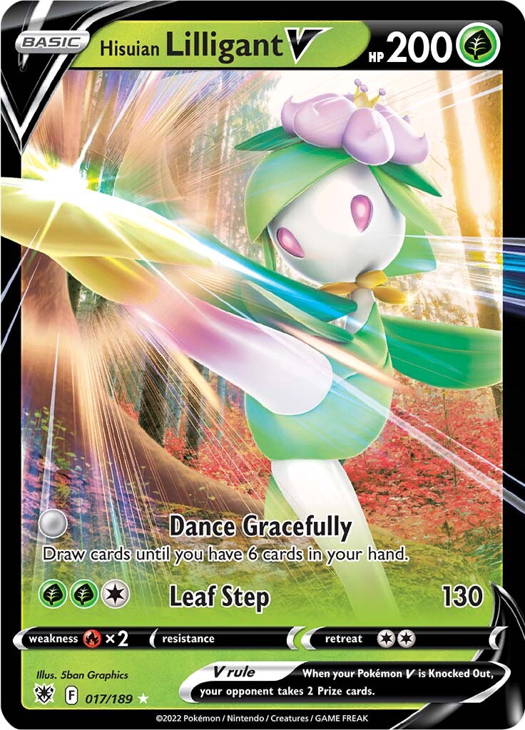 Hisuian Lilligant V (017/189) [Sword & Shield: Astral Radiance] | Tabernacle Games