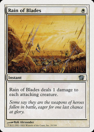 Rain of Blades [Eighth Edition] | Tabernacle Games