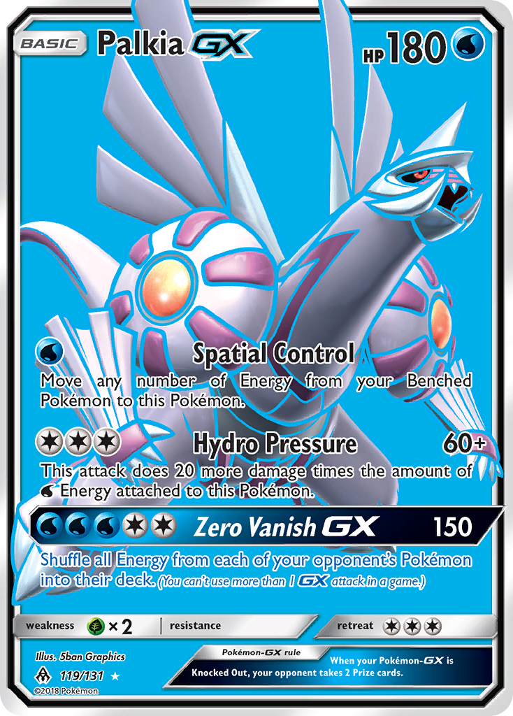 Palkia GX (119/131) [Sun & Moon: Forbidden Light] | Tabernacle Games