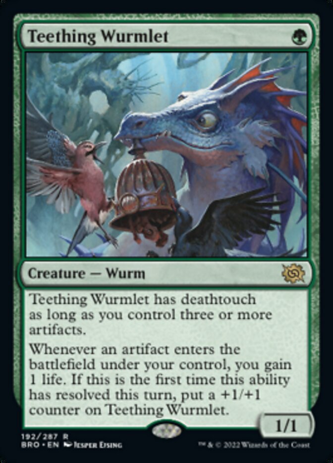 Teething Wurmlet [The Brothers' War] | Tabernacle Games