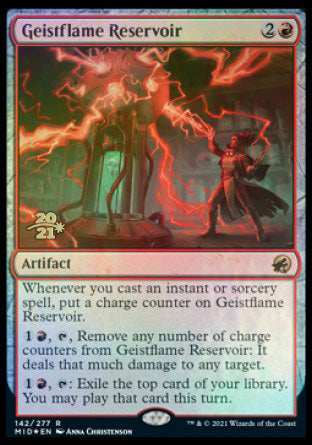 Geistflame Reservoir [Innistrad: Midnight Hunt Prerelease Promos] | Tabernacle Games