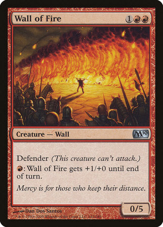 Wall of Fire [Magic 2010] | Tabernacle Games