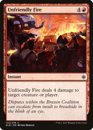 Unfriendly Fire [Ixalan] | Tabernacle Games