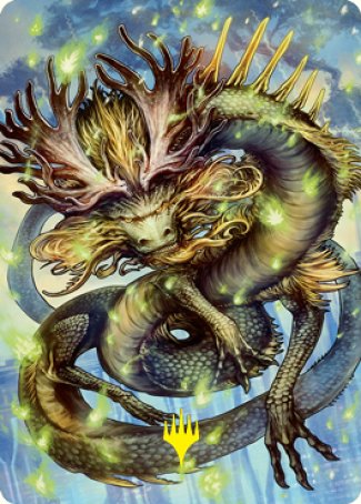 Kura, the Boundless Sky Art Card (Gold-Stamped Signature) [Kamigawa: Neon Dynasty Art Series] | Tabernacle Games