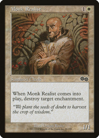 Monk Realist [Urza's Saga] | Tabernacle Games