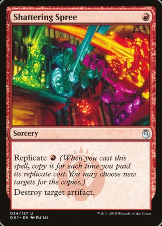 Shattering Spree [GRN Guild Kit] | Tabernacle Games