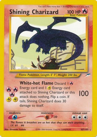 Shining Charizard (107/105) [Neo Destiny Unlimited] | Tabernacle Games