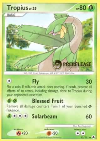 Tropius (52/111) (Prerelease Promo) [Nintendo: Black Star Promos] | Tabernacle Games