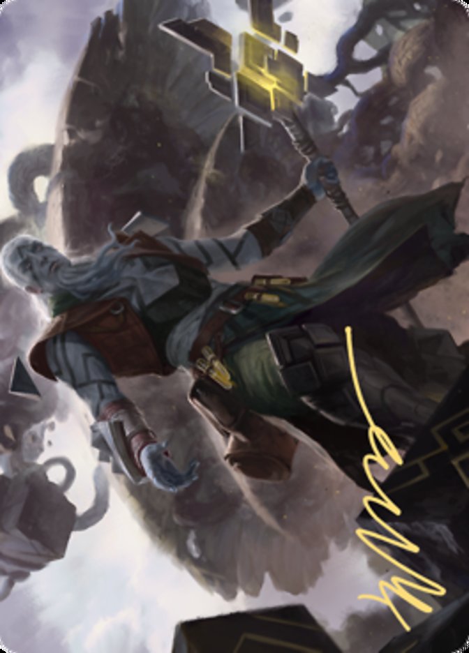Orah, Skyclave Hierophant Art Card (Gold-Stamped Signature) [Zendikar Rising Art Series] | Tabernacle Games