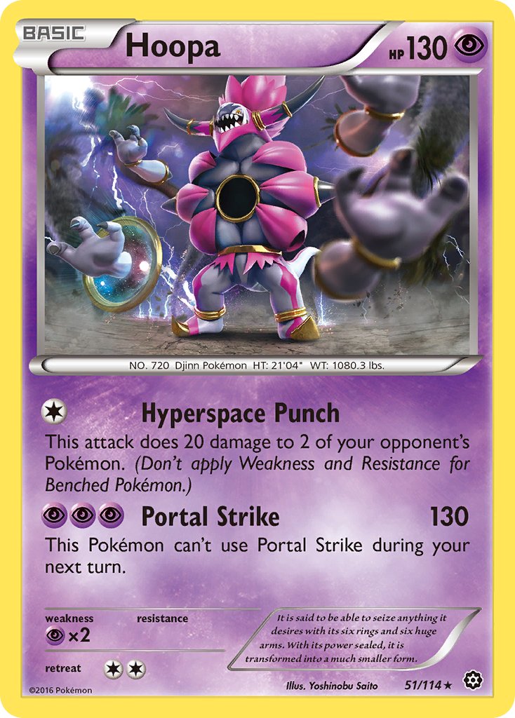 Hoopa (51/114) (Theme Deck Exclusive) [XY: Steam Siege] | Tabernacle Games