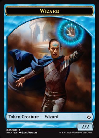 Wizard Token [War of the Spark Tokens] | Tabernacle Games