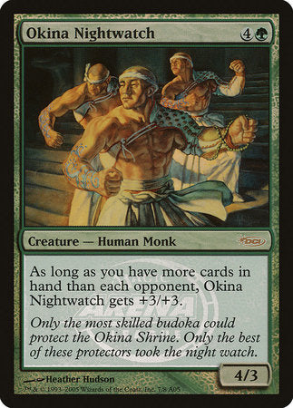 Okina Nightwatch [Arena League 2005] | Tabernacle Games