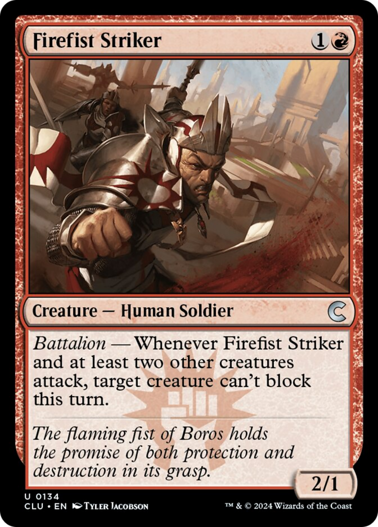 Firefist Striker [Ravnica: Clue Edition] | Tabernacle Games