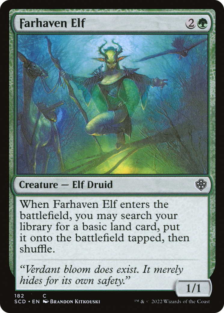 Farhaven Elf [Starter Commander Decks] | Tabernacle Games