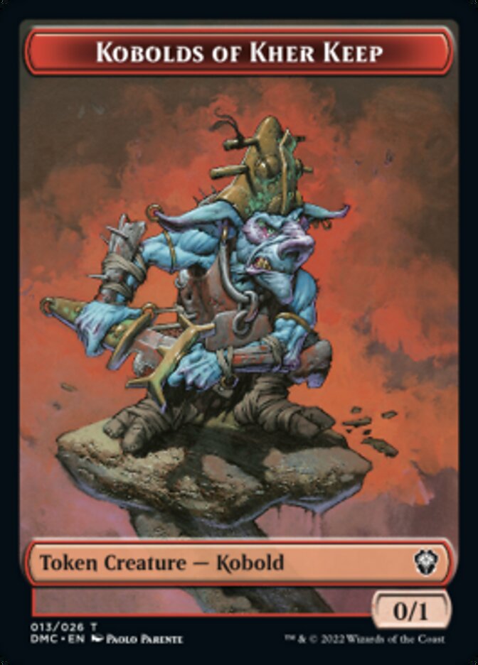 Soldier // Kobolds of Kher Keep Double-sided Token [Dominaria United Tokens] | Tabernacle Games