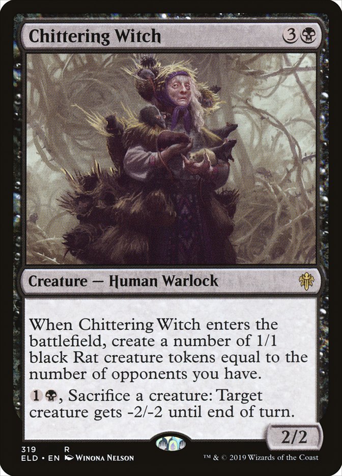 Chittering Witch [Throne of Eldraine] | Tabernacle Games