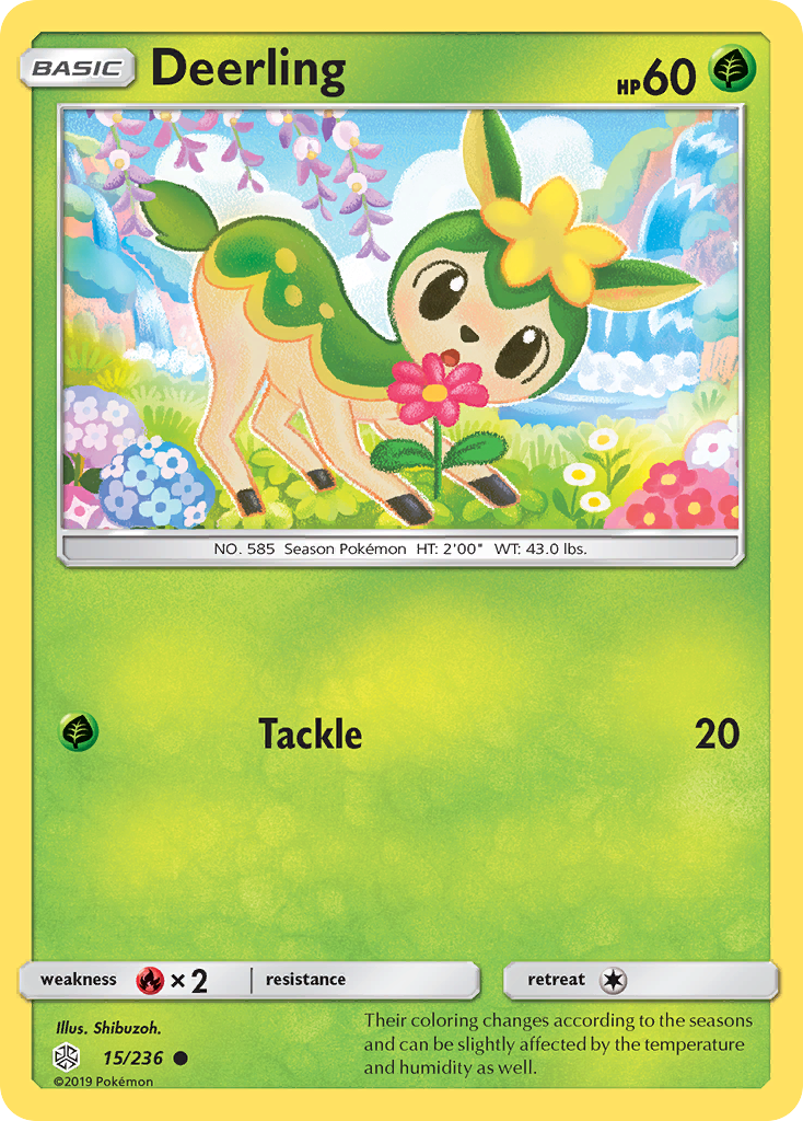 Deerling (15/236) [Sun & Moon: Cosmic Eclipse] | Tabernacle Games