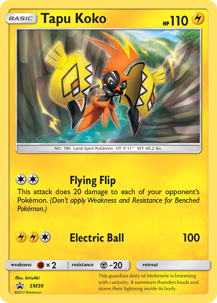 Tapu Koko (SM30) [Sun & Moon: Black Star Promos] | Tabernacle Games