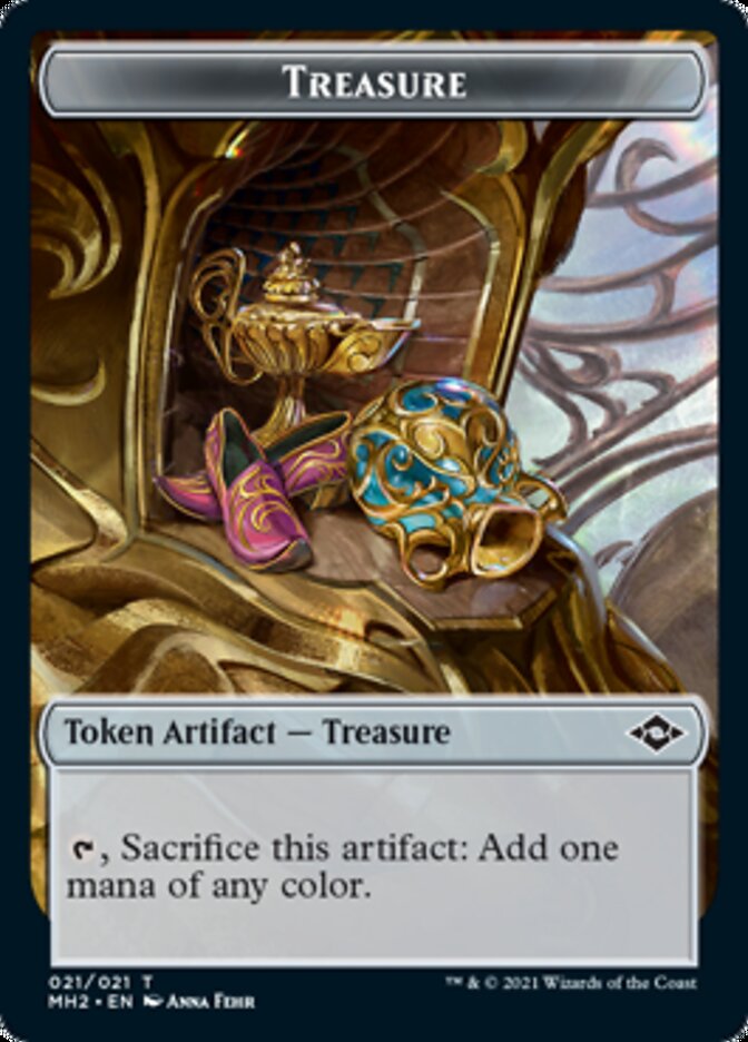 Treasure Token (#21) [Modern Horizons 2 Tokens] | Tabernacle Games