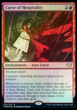 Curse of Hospitality [Innistrad: Crimson Vow Prerelease Promos] | Tabernacle Games