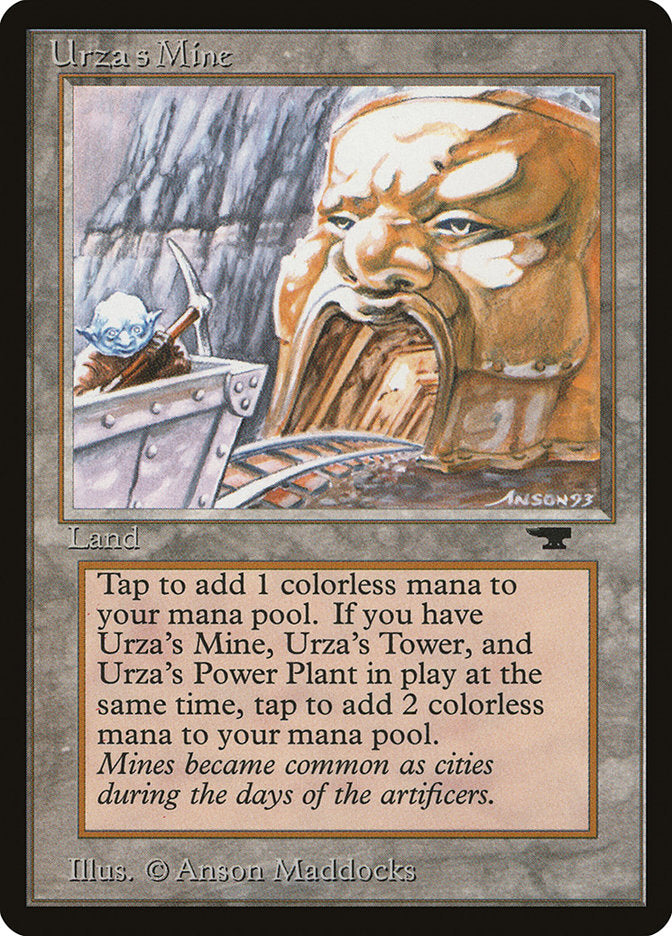 Urza's Mine (Mine Cart Entering Mouth) [Antiquities] | Tabernacle Games