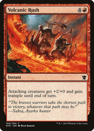 Volcanic Rush [Dragons of Tarkir] | Tabernacle Games