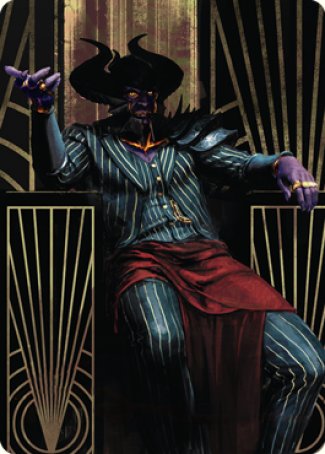 Ob Nixilis, the Adversary 2 Art Card [Streets of New Capenna Art Series] | Tabernacle Games