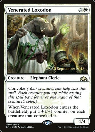 Venerated Loxodon [Guilds of Ravnica Promos] | Tabernacle Games