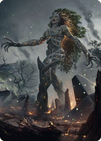 Titania, Gaea Incarnate Art Card [The Brothers' War Art Series] | Tabernacle Games