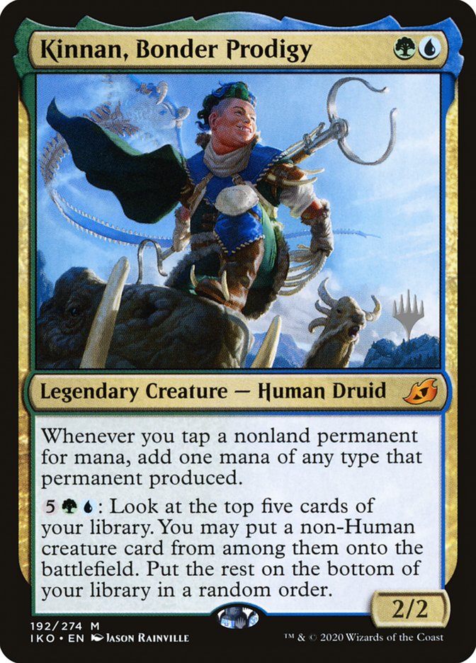 Kinnan, Bonder Prodigy (Promo Pack) [Ikoria: Lair of Behemoths Promos] | Tabernacle Games