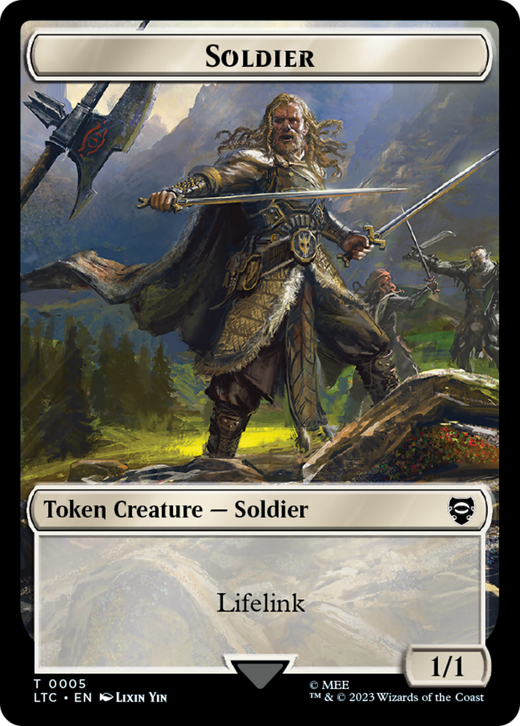 Soldier // Food Token [The Lord of the Rings: Tales of Middle-Earth Commander Tokens] | Tabernacle Games