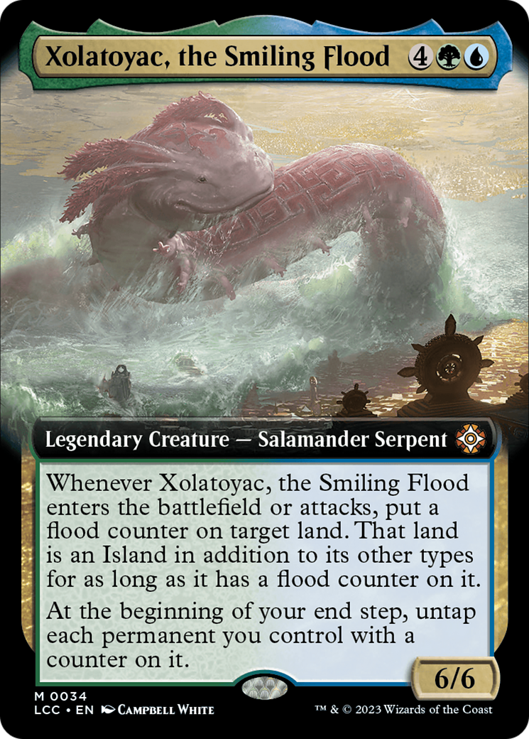 Xolatoyac, the Smiling Flood (Extended Art) [The Lost Caverns of Ixalan Commander] | Tabernacle Games