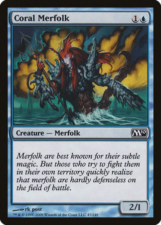 Coral Merfolk [Magic 2010] | Tabernacle Games