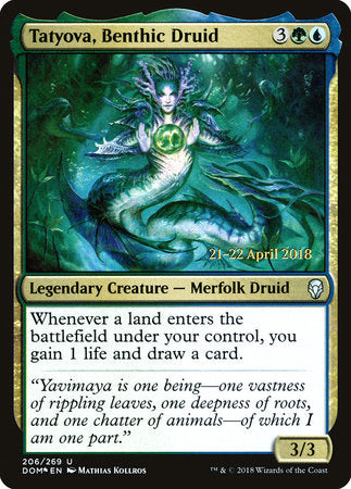 Tatyova, Benthic Druid [Dominaria Promos] | Tabernacle Games