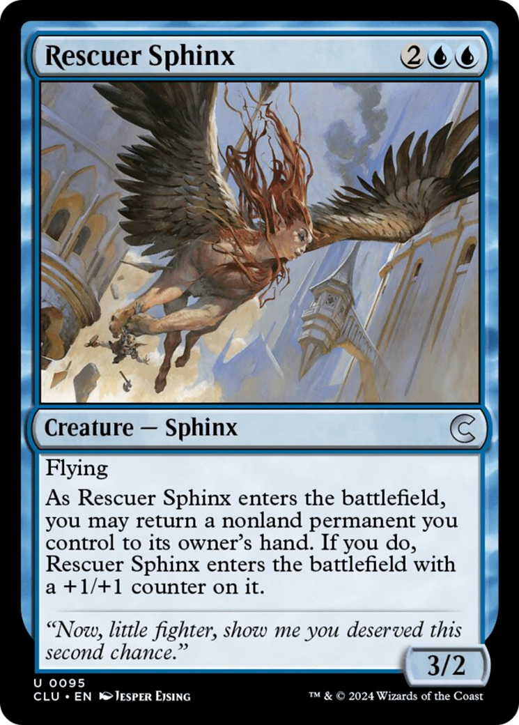 Rescuer Sphinx [Ravnica: Clue Edition] | Tabernacle Games
