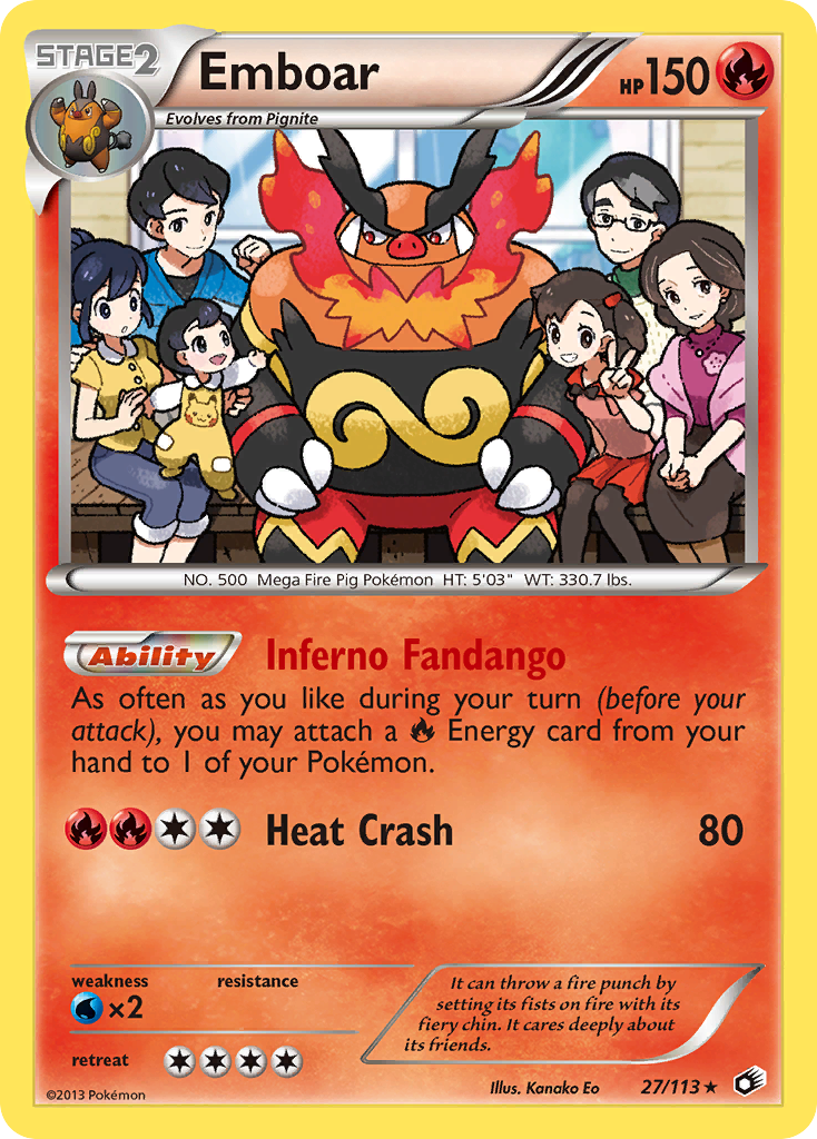 Emboar (27/113) (Theme Deck Exclusive) [Black & White: Legendary Treasures] | Tabernacle Games