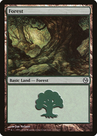 Forest (113) [Duels of the Planeswalkers] | Tabernacle Games