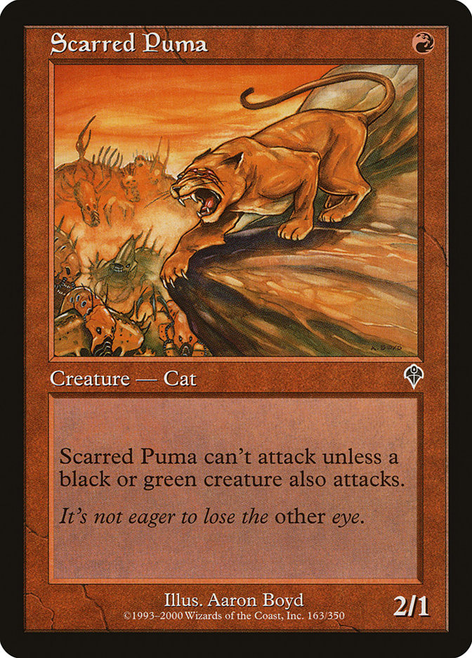 Scarred Puma [Invasion] | Tabernacle Games