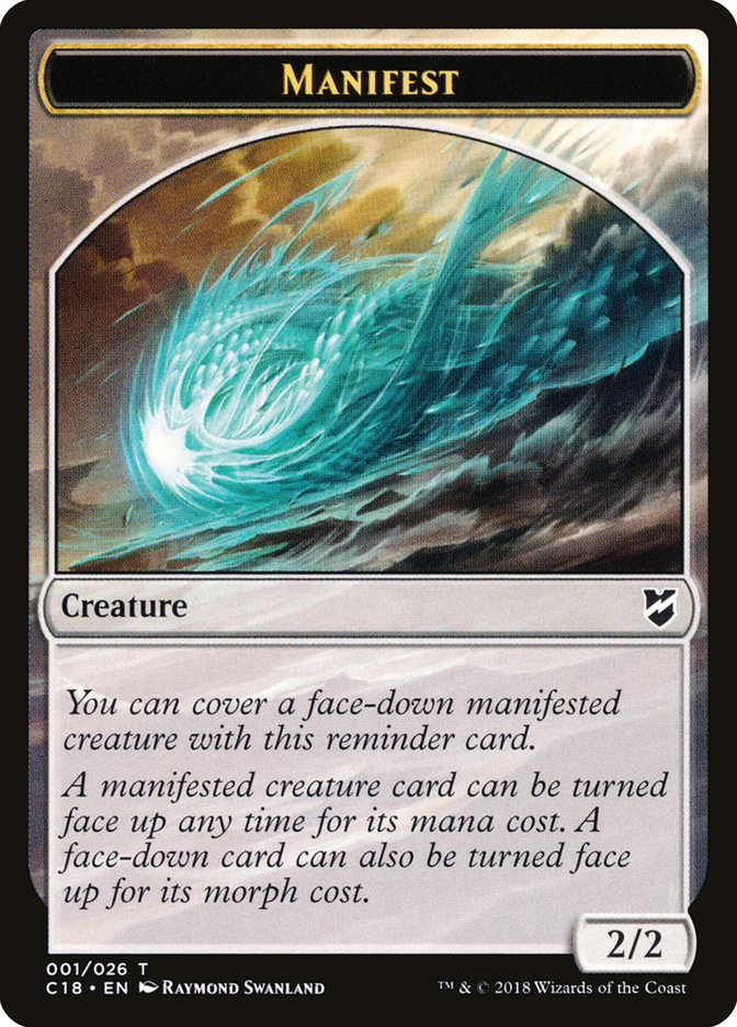 Manifest [Commander 2018 Tokens] | Tabernacle Games