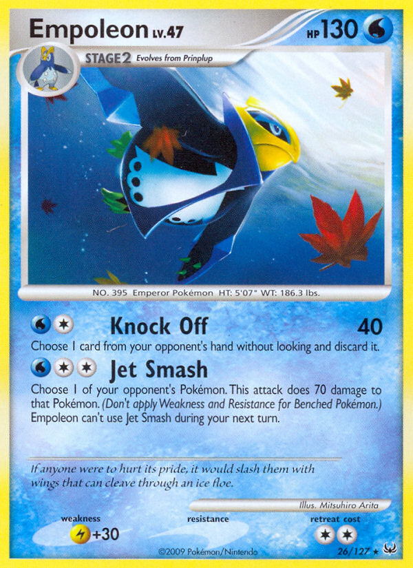 Empoleon (26/127) [Platinum: Base Set] | Tabernacle Games